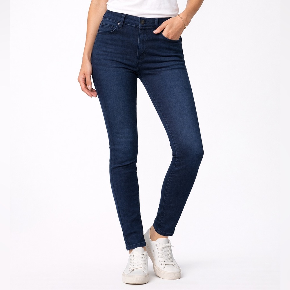 Forever 21 Navy Denim Stretchy Skinny High Waist Pants size 25